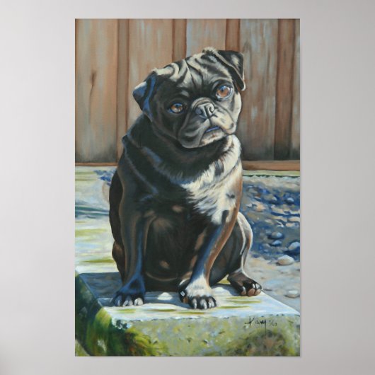 Poster 's middags overwegen (Voorkant)