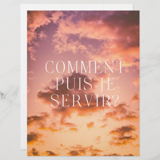 Poster Sagesse (Voorkant / Achterkant)