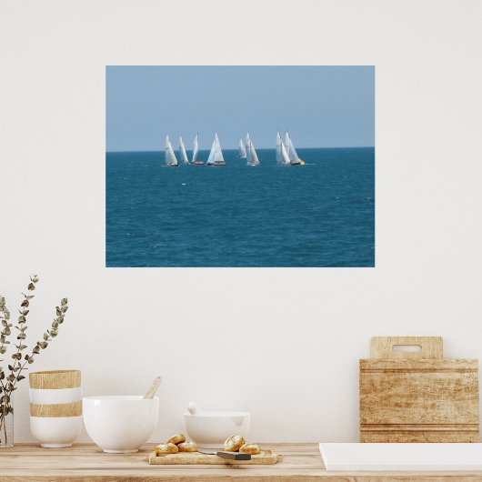 poster "Sailing on Lake Michigan" (Keuken)