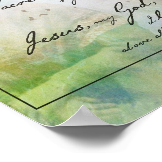 Poster Saint Bernadette Quote (Hoek)