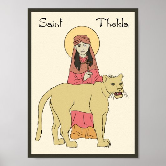 Poster Saint Thekla (Voorkant)