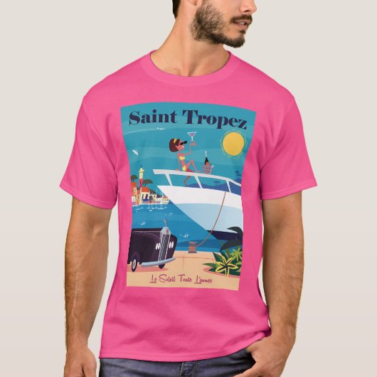 Poster Saint-Tropez T-shirt (Voorkant)