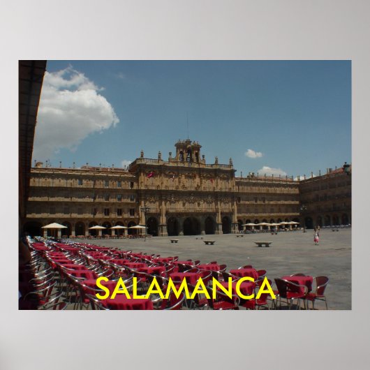 Poster Salamanca-Spanje (Voorkant)