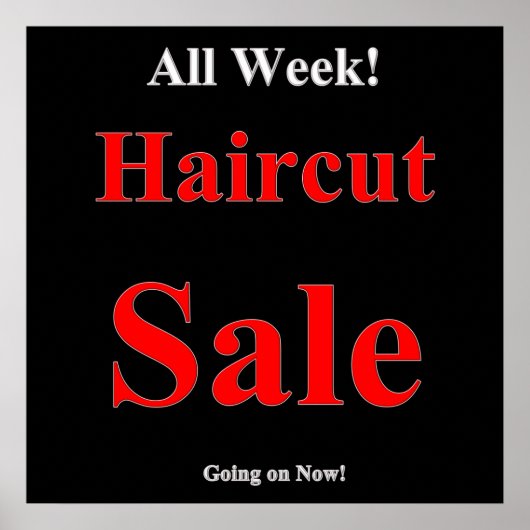Poster Sale kapsel hele week Matte (Voorkant)