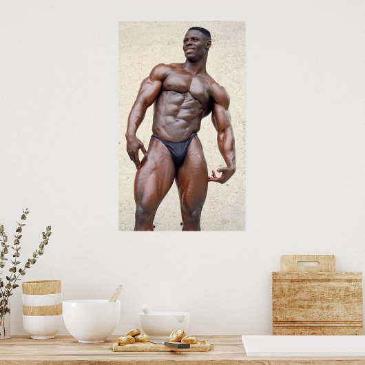 Poster, Sam Addfo, Fingers on Thighs, SAMSAMJ2 Poster (Keuken)