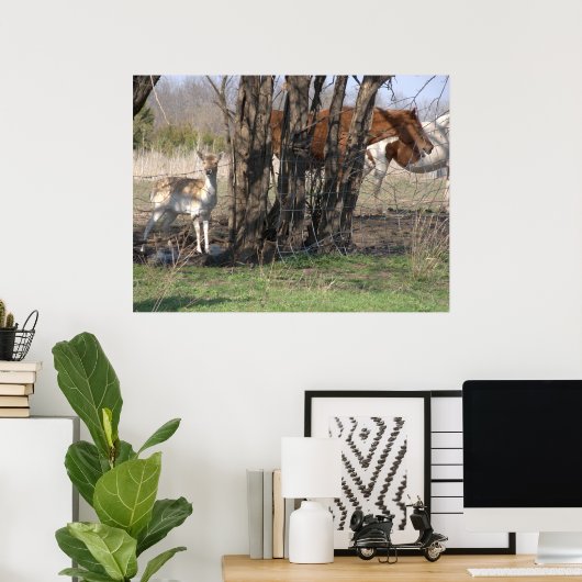 Poster samenleven (Thuiskantoor)