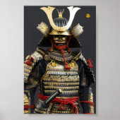 Poster Samurai Wall Art afdrukken Shogun Tokugawa (Voorkant)