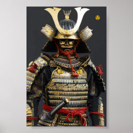Poster Samurai Wall Art afdrukken Shogun Tokugawa