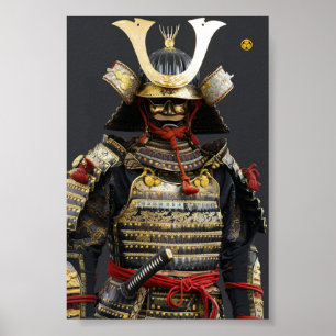 Poster Samurai Wall Art afdrukken Shogun Tokugawa