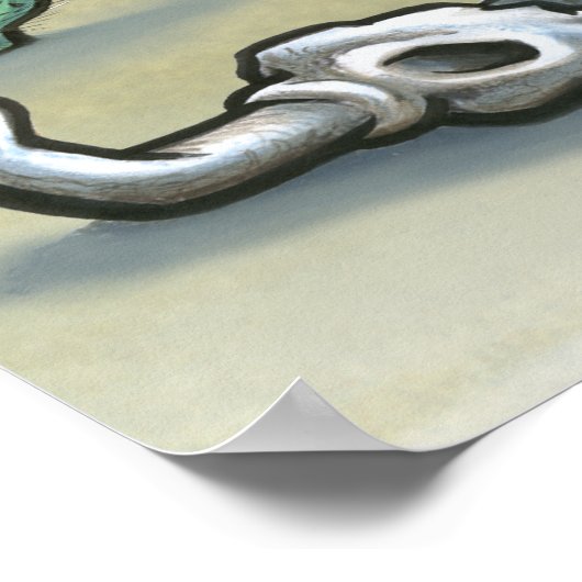 Poster San Antonio TEXAS Map (Hoek)