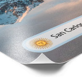 Poster: San Carlos de Bariloche Foto Afdruk (Hoek)