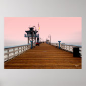Poster San Clemente Pier (Voorkant)