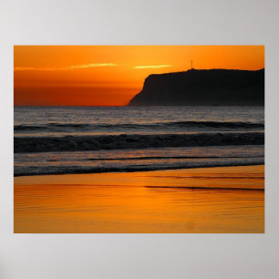 Poster San Diego Sunset Point Loma VAN 8.99