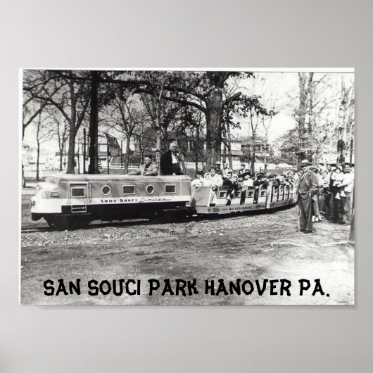 Poster San Souci Park Hanover Pa. (Voorkant)