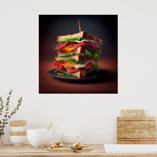 Poster sandwich (Keuken)