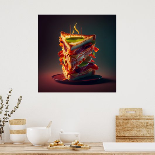 Poster sandwich (Keuken)