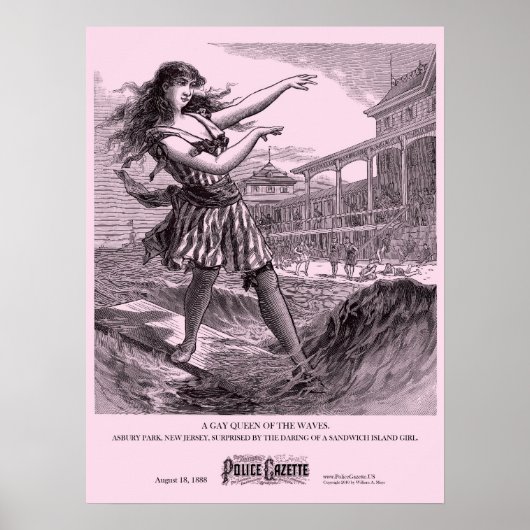 Poster Sandwich Island Girl (Voorkant)