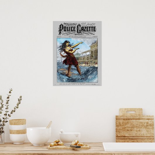 Poster Sandwich Island Girl (kleur) (Keuken)