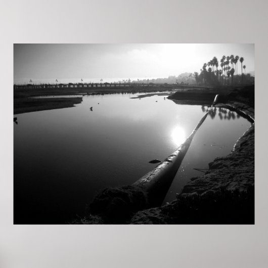 Poster - Santa Barbara Wharf (Voorkant)