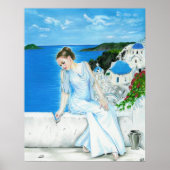 Poster Santorini (Voorkant)