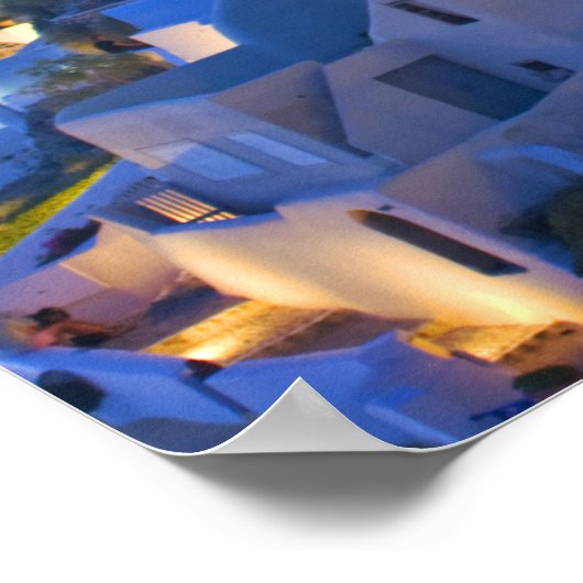 Poster Santorini (Hoek)