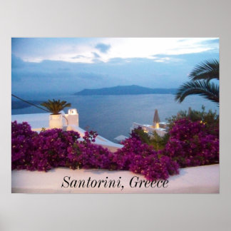 poster Santorini Griekenland