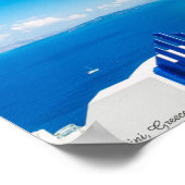 Poster Santorini Griekenland (Hoek)