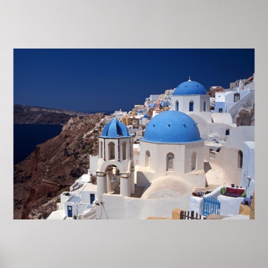 Poster Santorini Griekenland (Voorkant)