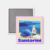 Poster Santorini Magneet (Voorkant / Achterkant)