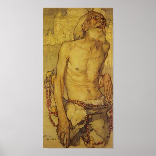 Poster Saturnino Herran El Ciego (Voorkant)