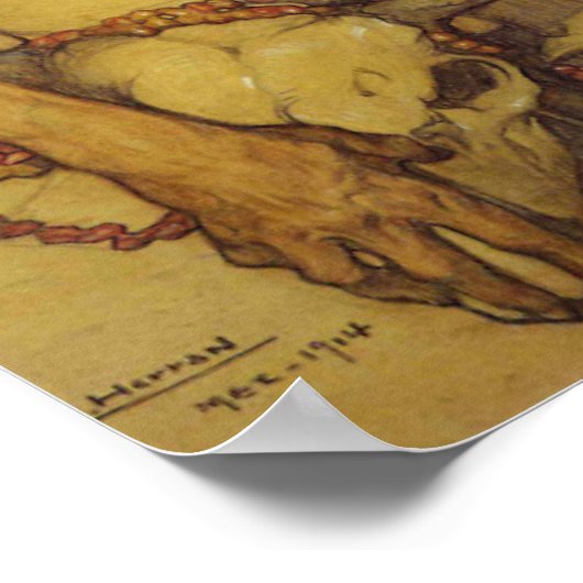 Poster Saturnino Herran El Ciego (Hoek)