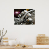 Poster Saturnus V-motor (Keuken)