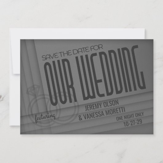 Poster Save The Date (Voorkant)