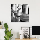 Poster Schaakstukken (Thuiskantoor)