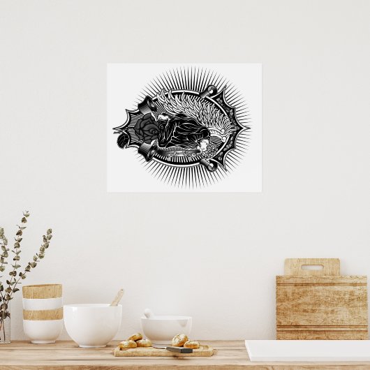 Pôster Schaats Angel Poster (Keuken)