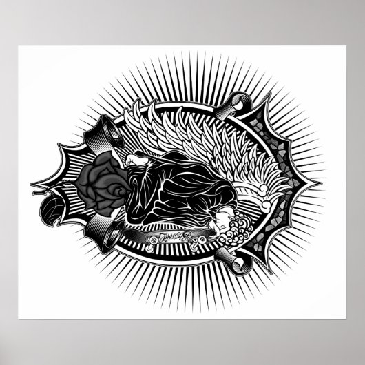 Pôster Schaats Angel Poster (Voorkant)