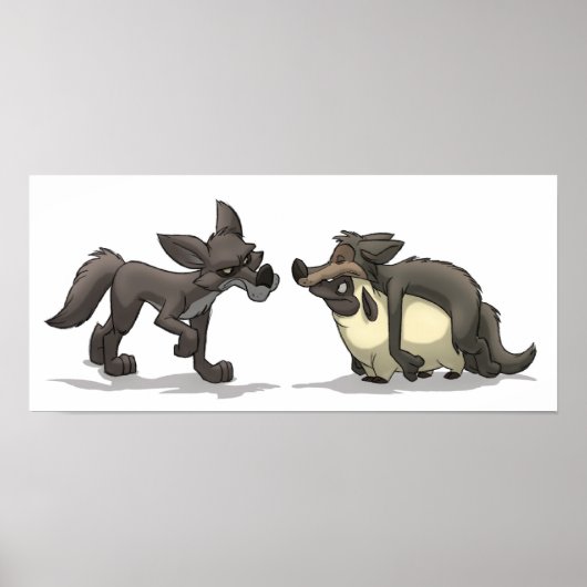 poster "Schapen in de kleding van Wolf" (Voorkant)