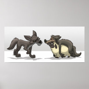 poster "Schapen in de kleding van Wolf"