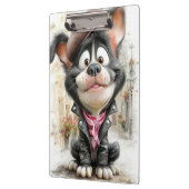 Poster Schattige Rebellenhond Klembord (Links)
