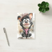 Poster Schattige Rebellenhond Post-it® Notes (Kantoor)