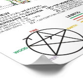 Poster Schematische Chinese Meridians (Hoek)