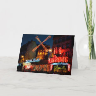 poster schilderdoek van Parijs jigzaagpuzzel p Kaart