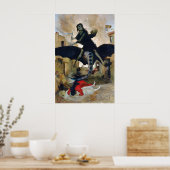 Poster Schilderij Arnold Böcklin - Die Pest (De (Keuken)