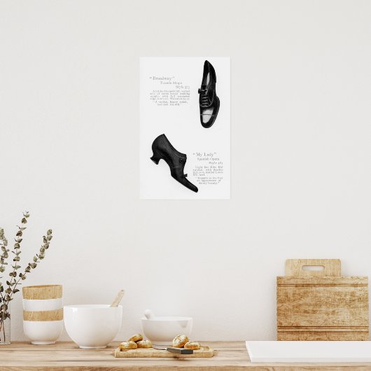 Poster  schoencatalogus (Keuken)