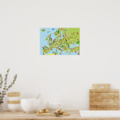 Poster - Scholen voor geografische voorgeschiedeni (Keuken)