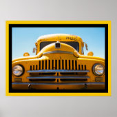 Poster schoolbus (Voorkant)