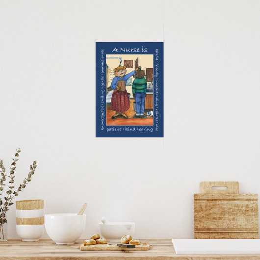 Poster schoolverpleegster (Keuken)