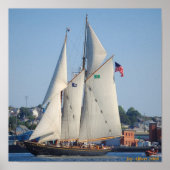 Poster Schooner Virginia (Voorkant)