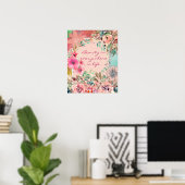 Poster Schoonheid is Overal in het Leven (Thuiskantoor)