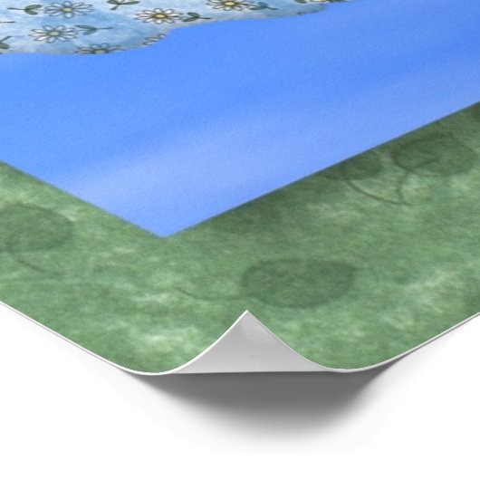 Poster Schorten land (Hoek)